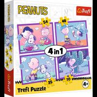 Opakowanie Puzzle 4w1 Peanuts Snoopy TREFL