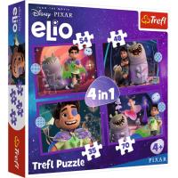 Opakowanie Puzzle 4w1 Pozaziemskie misje Elio 34665