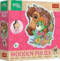 Opakowanie Puzzle 50 konturowe Wesoła Rodzina Treflików TREFL