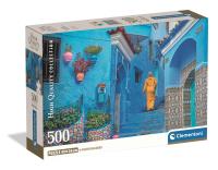 Opakowanie Puzzle 500 Compact Blue Street of Chefchaouen 35621