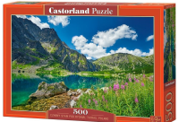 Puzzle 500 Czarny Staw pod Rysami Tatras CASTOR. Wydawca: Castorland. SmakLiter.pl Opakowanie Puzzle 500 Czarny Staw pod Rysami Tatras CASTOR