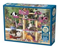 Puzzle 500 Drapak dla kota 113053. Wydawca: Cobble Hill. SmakLiter.pl Opakowanie Puzzle 500 Drapak dla kota 113053