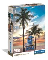 PUZZLE 500 EL COMPACT Miami Beach, Florida. Wydawca: Clementoni. SmakLiter.pl Opakowanie PUZZLE 500 EL COMPACT Miami Beach, Florida