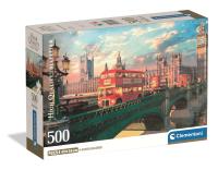 PUZZLE 500 EL COMPACT Westminster Bridge. Wydawca: Clementoni. SmakLiter.pl Opakowanie PUZZLE 500 EL COMPACT Westminster Bridge