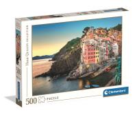 PUZZLE 500 EL HQ Riomaggiore Coast. Wydawca: Clementoni. SmakLiter.pl Opakowanie PUZZLE 500 EL HQ Riomaggiore Coast