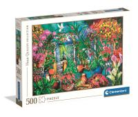 PUZZLE 500 EL HQ  The Greenhouse Caretakers. Wydawca: Clementoni. SmakLiter.pl Opakowanie PUZZLE 500 EL HQ  The Greenhouse Caretakers