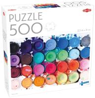 Puzzle 500 el. Water colors. Wydawca: Tactic. SmakLiter.pl Opakowanie Puzzle 500 el. Water colors