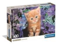 Puzzle 500 Gattino Rosso. Wydawca: Clementoni. SmakLiter.pl Opakowanie Puzzle 500 Gattino Rosso