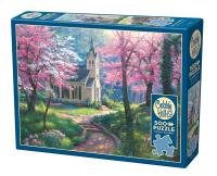 Opakowanie Puzzle 500 Kościółek w lesie 113142