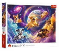 Opakowanie Puzzle 500 Kosmiczne pieski TREFL