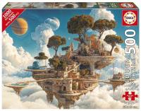 Puzzle 500 Królestwo w chmurach. Wydawca: Educa. SmakLiter.pl Opakowanie Puzzle 500 Królestwo w chmurach