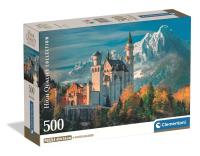 Puzzle 500 Neuschwanstein castle. Wydawca: Clementoni. SmakLiter.pl Opakowanie Puzzle 500 Neuschwanstein castle