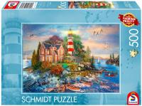 Puzzle 500 PQ Latarnia morska 113676. Wydawca: Schmidt Spiele Puzzle. SmakLiter.pl Opakowanie Puzzle 500 PQ Latarnia morska 113676
