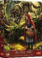 Opakowanie Puzzle 500 Premium Plus Czerwony Kapturek i Wilk