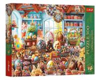 Opakowanie Puzzle 500 Premium Plus Wielkanocny sklepik TREFL