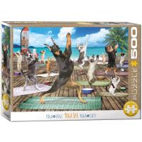 Opakowanie Puzzle 500 Psia joga XXL