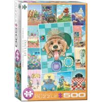 Opakowanie Puzzle 500 Psie życie XXL