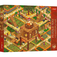 Opakowanie Puzzle 500 Śmieszne kurczaki TREFL