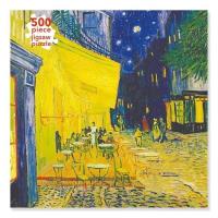 Puzzle 500 Taras kawiarni w nocy Vincent van Gogh. Wydawca: Flame Tree. SmakLiter.pl Opakowanie Puzzle 500 Taras kawiarni w nocy Vincent van Gogh