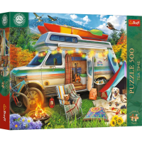 Puzzle 500 Tea Time: Kamper TREFL. Wydawca: Trefl. SmakLiter.pl Opakowanie Puzzle 500 Tea Time: Kamper TREFL