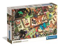 Puzzle 500 The Butterfly Collector. Wydawca: Clementoni. SmakLiter.pl Opakowanie Puzzle 500 The Butterfly Collector