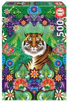 Puzzle 500 Tygrys bengalski Catalina Estrada 112818. Wydawca: Educa. SmakLiter.pl Opakowanie Puzzle 500 Tygrys bengalski Catalina Estrada 112818