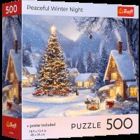 Opakowanie Puzzle 500 USA Collection: Peaceful Winter Night
