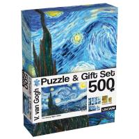 Opakowanie Puzzle 500 Van Gogh + zestaw podarunkowy