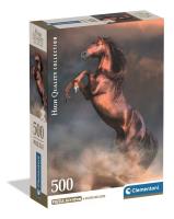 Puzzle 500 Wild Red Stallion. Wydawca: Clementoni. SmakLiter.pl Opakowanie Puzzle 500 Wild Red Stallion
