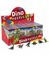 Puzzle 60 Dinozaury i figurka mix. Wydawca: Dino Toys. SmakLiter.pl Opakowanie Puzzle 60 Dinozaury i figurka mix