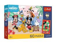 Opakowanie Puzzle 60 Mickey and Friends + plakat TREFL