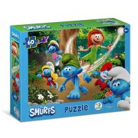 Opakowanie Puzzle 60 Smerfy Księżniczka Liść