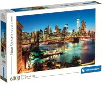 PUZZLE 6000 EL HQ Brooklyn Bridge Lights. Wydawca: Clementoni. SmakLiter.pl Opakowanie PUZZLE 6000 EL HQ Brooklyn Bridge Lights