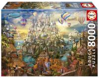 Puzzle 8000 Miasto marzeń 111671. Wydawca: Educa. SmakLiter.pl Opakowanie Puzzle 8000 Miasto marzeń 111671