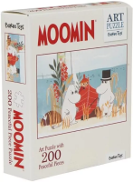 Opakowanie Puzzle artystyczne Muminki czerwone 200el