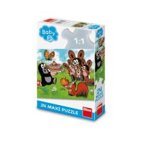 Puzzle baby 24 Krecik Urodziny. Wydawca: Dino Toys. SmakLiter.pl Opakowanie Puzzle baby 24 Krecik Urodziny