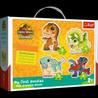 Puzzle Baby Classic - Urocze dinozaury. Wydawca: Trefl. SmakLiter.pl Opakowanie Puzzle Baby Classic - Urocze dinozaury