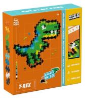 Puzzle By Number Rex 250el. Wydawca: PLUS-PLUS. SmakLiter.pl Opakowanie Puzzle By Number Rex 250el