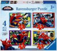 Opakowanie Puzzle dla dzieci 2D 4w1: Ultimate Spiderman