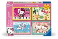 Opakowanie Puzzle dla dzieci 2D: Hello Kitty zestaw 4x100el