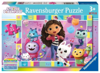 Puzzle dla dzieci 2D: Koci Domek Gabi 35el. Wydawca: Ravensburger. SmakLiter.pl Opakowanie Puzzle dla dzieci 2D: Koci Domek Gabi 35el