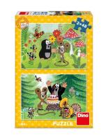 Puzzle dla dzieci Krecik i Myszka w ogrodzie. Wydawca: Dino Toys. SmakLiter.pl Opakowanie Puzzle dla dzieci Krecik i Myszka w ogrodzie