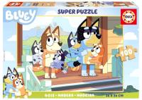 Puzzle drewniane 100 Blue. Wydawca: Educa. SmakLiter.pl Opakowanie Puzzle drewniane 100 Blue