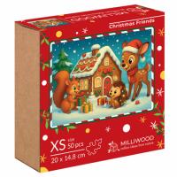 Puzzle drewniane 50 Świąteczni Przyjaciele ALEX. Wydawca: Alexander. SmakLiter.pl Opakowanie Puzzle drewniane 50 Świąteczni Przyjaciele ALEX