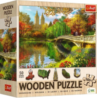 Puzzle drewniane 500+1 Central Park Manhattan. Wydawca: Trefl. SmakLiter.pl Opakowanie Puzzle drewniane 500+1 Central Park Manhattan