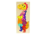 Opakowanie Puzzle drewniane Dino