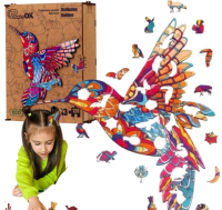 Opakowanie Puzzle drewniane eko 120 Delikatny koliber A3