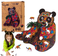 Opakowanie Puzzle drewniane eko 65 Kung Fu Panda A4