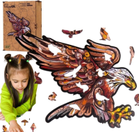 Opakowanie Puzzle drewniane eko 68 Orzeł karpacki A4