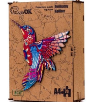 Opakowanie Puzzle drewniane eko 70 Delikatny koliber A4